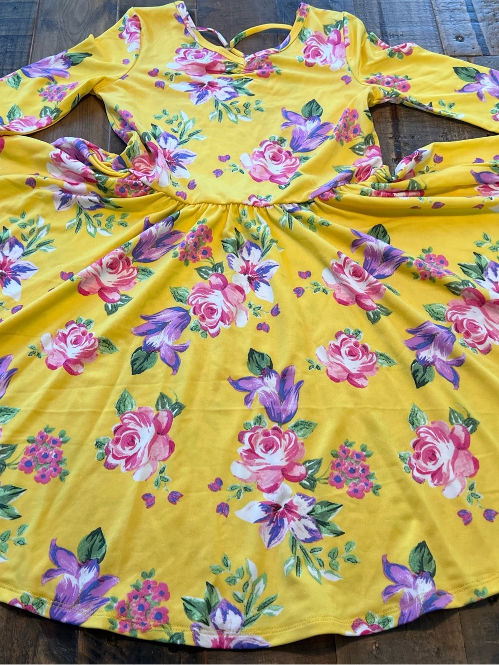 Dot Dot Smile size 7 girls floral Ballerina twirl dress new